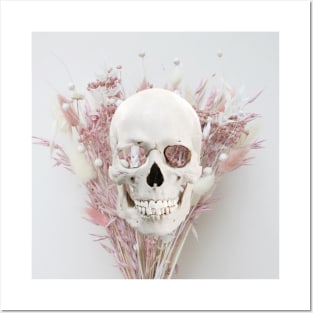 Soft aesthetic skull Posters and Art